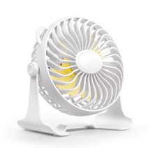USB charging clip fan portable handheld 360 mute small fan, S10white