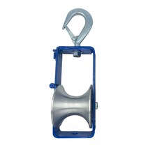 전선도르래 후크형 고리형 65mm 90mm 200mm 택1 포설공구 전설공구 케이블공사, 국산도르래90mm-후크형, 1개