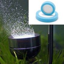 CO2 디퓨저 반응기 정제 세라믹 디스크 교체 슬라이스 수족관 수생 물고기 탱크 식물 이산화탄소 키트 리액터, 3cm