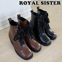 C2-MT2 9226 7cm 여성 통굽 쿠션 지퍼 신발 미들부츠 앵클부츠 워커힐