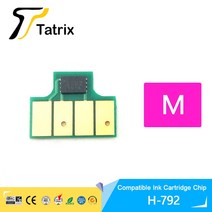 Tatrix 792 잉크 카트리지 칩 HP 용 라텍스 210 260 280 Designjet L26100 L26500 L28500 프린터, [03] 1pcs 792M chip