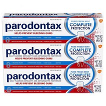 Parodontax Complete Protection Toothpaste for Bleeding Gums 미국 파로돈탁스 컴플리트 프로텍션 잇몸 치약 96.4g 3팩