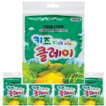 키뿜 키즈 클레이 50g 초록 X 5개입