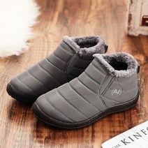 여성 부츠 눈 따뜻한 플랫폼 신발 펑크 발목 방수 플러시 Botas Mujer 겨울, 04 296 grey_03 37