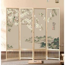 돌잔치 병풍 돌상 파티션 백일 상차림 촬영 파티 민화, 높이1.8m 도어4 (패턴 배송 메세지)