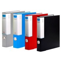 오피스존 OEM 상품 3cm 3공 합지 D링 바인더 O _ 71559EA, 적색