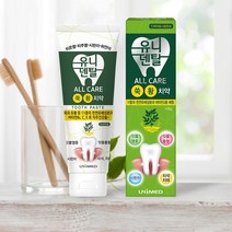 유니덴탈 잇몸 올케어 치약 (100g) 유황 쑥 함유 시린이 치주염 예방, 유니덴탈 올케어 치약 (4P)