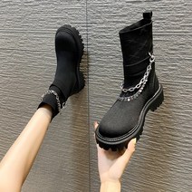 스니커즈 워커부츠 핫한 여성 차오쿠 어텀 무드 눈길을 끄는 숏부츠 보여 슬림 봄가을 싱글 2427462745