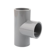 pvc관 pvc파이프 배관 부속 배관자재 연결 1pc 20 25 32mm 그레이 PVC 파이프 커넥터 스트레이트 엘보 티, 05 Tee_02 I.D 25mm