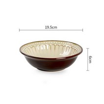 레트로 프렌치 세라믹 접시 꽃 부양 서양 스테이크 접시 디너 세트 접시와 요리 주방 식기, B_CN