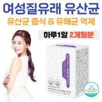 하루 밸런스 유산균 플러스 질 유래 유산균 50억 유산균 특허 유산균 면역 아연 셀레늄 비타민D 뼈건강 식물성 캡슐 전용 포장 락토바실러스 살리바리우스 퍼멘텀 플란타룸, 2개월분, 500mg x 30정 (하루1캡슐)