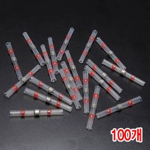 커넥터 열수축 납땜 전선연결 방수 S21 튜브 인두기 없이 간편작업, 100개