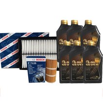 보쉬 QM6디젤 s엔진오일+오일필터+에어클리너세트, S7+ S0582+P7125