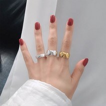 하나린 써지컬스틸 반지 티타늄골드 액세서리 패션쥬얼리