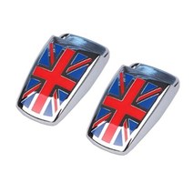 랩핑스프레이 뿌리는랩핑 미니 쿠퍼 자동차 창문 와이퍼 워셔 스프레이 노즐 커버 쌍 영국 디자인, 02 빨간