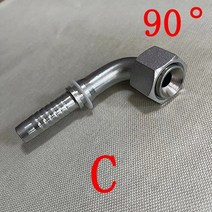 유압호스 고압 Metric M10-42 유압 콘 호스 엔드 withold 유형 튜브 고압 피팅 6-25mm 가시 조인트 커넥터, 05 C bend_02 6MM to M12x1.5