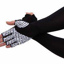 우경몰 냉감 반장갑 스타일 손가락쿨토시, 남성(회색)