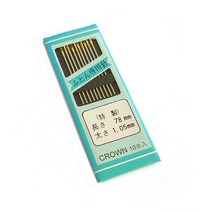 쏘잉스타 CROWN 78mm 이불바늘 대바늘 손바늘 장바늘 10개입, 10개