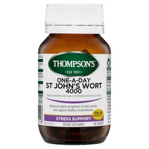 Thompsons St Johns Wort 호주 톰슨 원 어데이 세인트 존스 워트 4000mg 60 타블렛, 수량, 기본