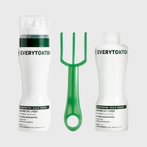 에브리톡톡 두피스케일러 200ml본품1+200ml리필1+브러쉬1 스크럽 열 쿨링 열내리는법 스파