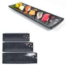 기타 멜라민 한정식 일식 생선 초밥 접시 40x12cm 4호, 본상품선택 WABECF7