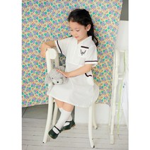 엠버 아동복 마르셀 원피스 여름 유아 아동 키즈 주니어 여아 카라원피스 스쿨룩