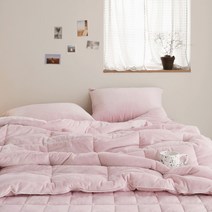 [파르페 바이 알레르망] 로우 밍크극세사 차렵이불패드세트 Q, 색상:베이지