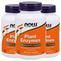 나우푸드 플랜트 엔자임 베지 캡슐 비건, 120개입, 3개