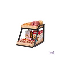 오리스타 우드 모나코 2단 베이커리 진열대 (S)