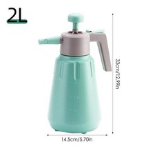 거품 분무기 휴대용 압력 스프레이 병 잔디 압축 분무기 비료용 다기능 세차 용품, 2L Green