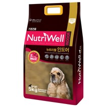 뉴트리웰 인도어 5kg 강아지 영양 사료 반려견 애견 _ 301998EA, 본상품선택