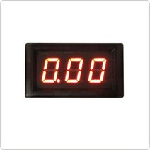 YB28C LED 디지털 전류계 DC 0-5A 변압기 홀 센서 포함 앰프 패널 테스터, Red, DC100A