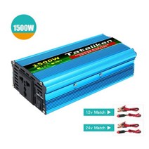 차량용 220v 인버터 캠핑용 Ac 12v 220v 50hz 고전력 인버터 LED 전압 디스플레이 1500w 2000w EU 자동, 12V1500W UNIVERSAL