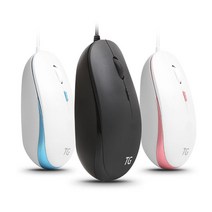 TG삼보 TG-M300U 인체공학 유선 마우스, 셀링마켓 본상품선택, 셀링마켓 핑크