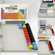 화학 분자 구조 모형 A형 (13종 76점) 무기 유기 화합물 끼우기 만들기 관찰 과학 실험 키트