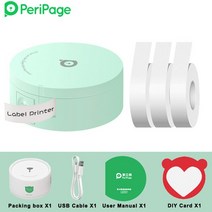 PeriPage L1 미니 포켓 감열식 무선 라벨 메이커 스티커 프린터잉크 없는 휴대용, 04 GR-3 Rolls Paper