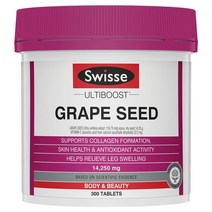 뷰티 하지정맥류 다리 부종 영양300정 Swisse Ultiboost Grape Seed