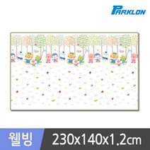 파크론 뽀로로 벅스 웰빙 놀이방매트 230x140x1.2cm, 뽀로로 벅스 230x140x1.2cm, 제로퍼제로_230x140x1.2cm