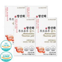 코엔자임q10 코큐텐 코엔자임 큐텐 10 혈압감소 항산화 투모로우 골드 항산화제 영양제, 4개, 2개월분, 60정