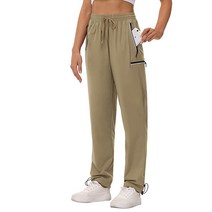 Cakulo 여성 골프 루즈 핏 팬츠 아미 그린 3XL 4416317106, 3X-Large, 27-khaki, 27-khaki