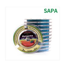 싸파 다이니마 골드 P.E 5색 100M 연결 합사, 10