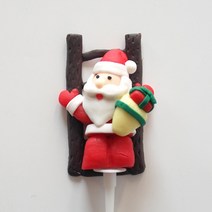 크리스마스 케이크 픽 39종, 10.사다리산타