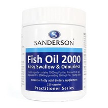 샌더슨 피쉬오일 2000mg - 220캡슐, 220정
