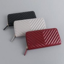 양가죽 퀼팅 장지갑