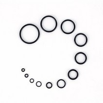 고무오링세트 18종 225개/NBR고무오링 오링키트 유압 공구함, 단품