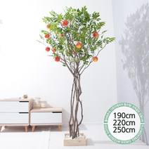 실내인테리어 인조나무 123종 / 플트 조화나무 C, C15.라인-사과나무 220cmK/코너형, 1개