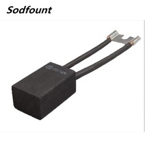 DC 모터 고 내마모성 흑연 카본 브러시 D374N/B 이중 와이어 단일 10 60mm 개, 05 D374N 8X16X32mm