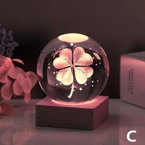 플라즈마볼 스노우볼만들기 워터볼 크리스탈 공 밤 빛 비행사 행성 글로브 시스템 램프 태양 스위치 3D 라, 03 C