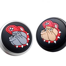 호쿠호니 캐릭터핸들봉 탈부착 운전대 손잡이 파워 돌리기 차 이지턴, 더불독 파워핸들_실버