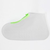 틱앤톡 신발 방수 숏 커버 실리콘 PVC TT230165, 2개, 투명L